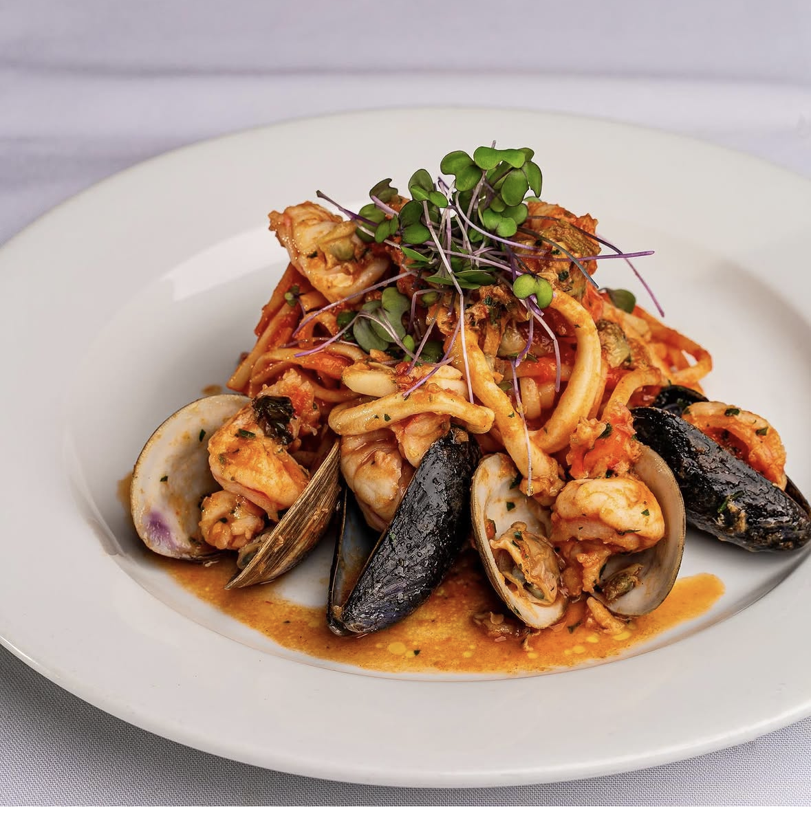 Casanova by the Sea seafood pasta
