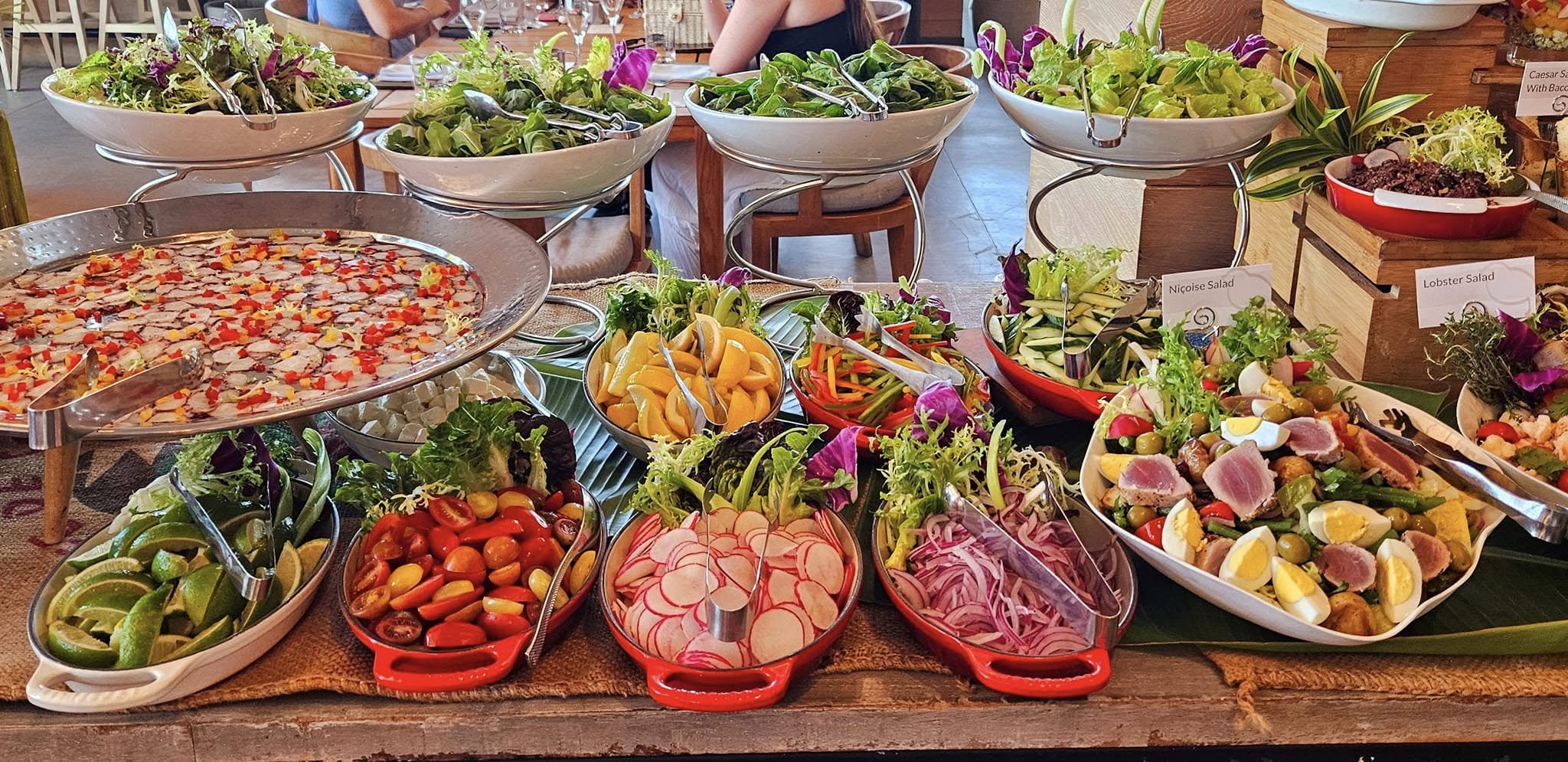 Lavish Sunday brunch buffet at Ave Kimpton Seafire Grand Cayman