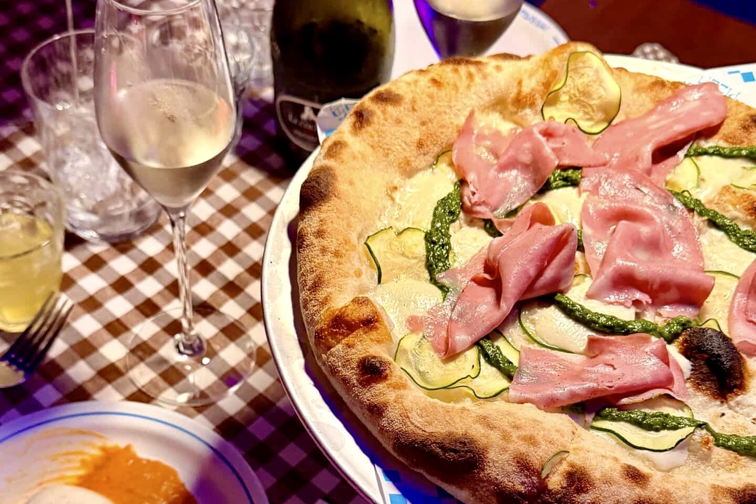 Wood-fired pizza at Paradise Pizza Grand Cayman